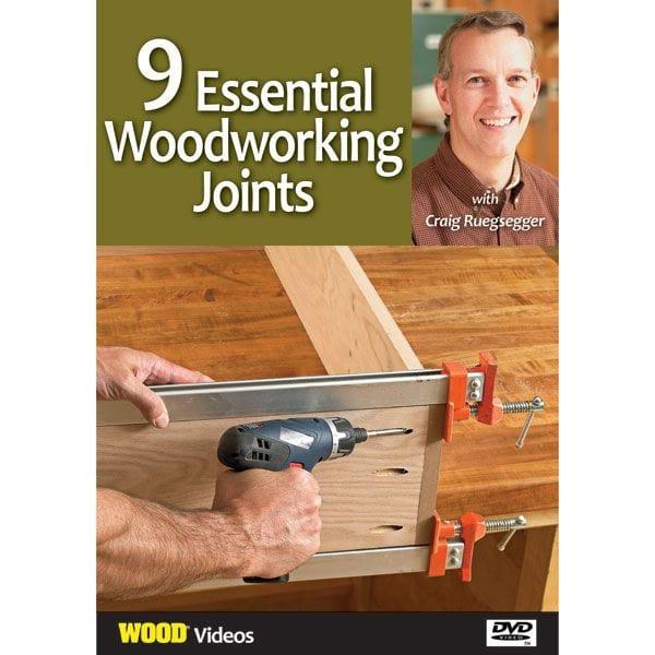 9 Essential Woodworking Joints with Craig Ruegsegger DVD